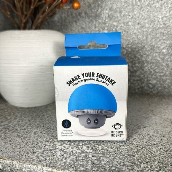 NIB Shake Your Shiitake Mini Mushroom Wireless Bluetooth Portable Speaker - Picture 2 of 9